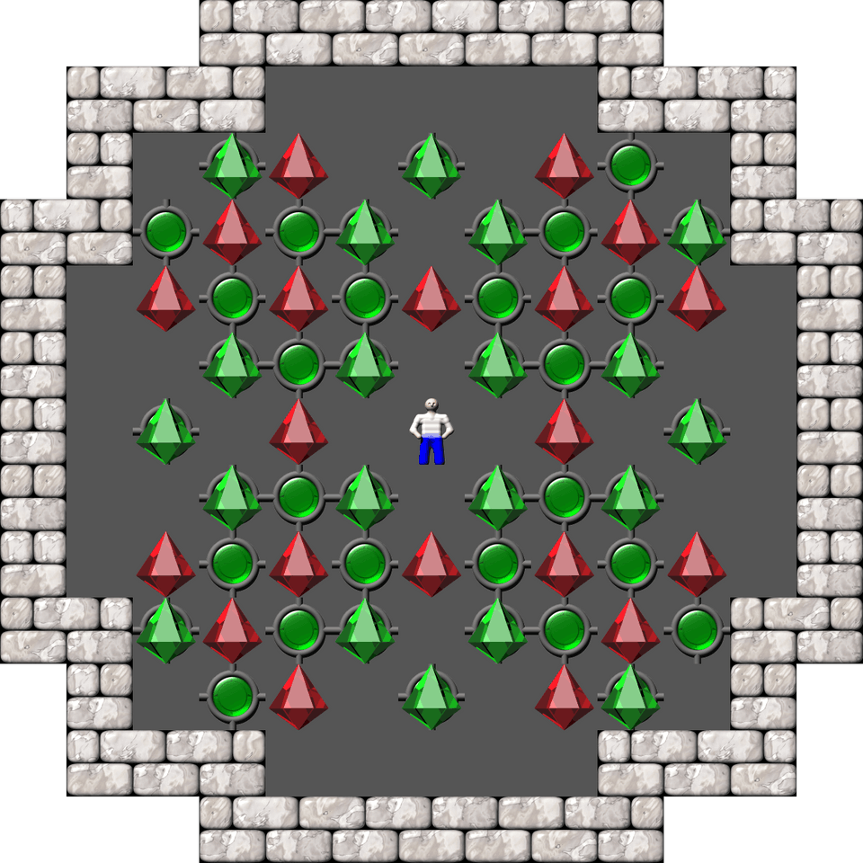 Sokoban Mass Remodel level 459